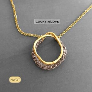 ALEXIS BITTAR • Solanales Gold Crystal Orbit Necklace